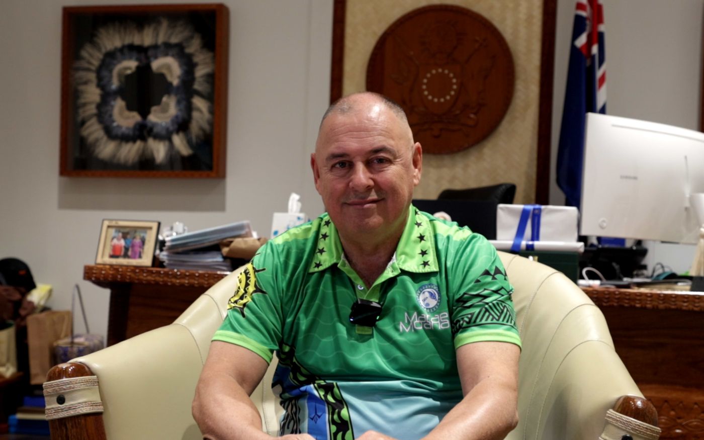 Cook Islands Party leader Mark Brown. Photo credit: RNZ Pacific / Tiana Haxton